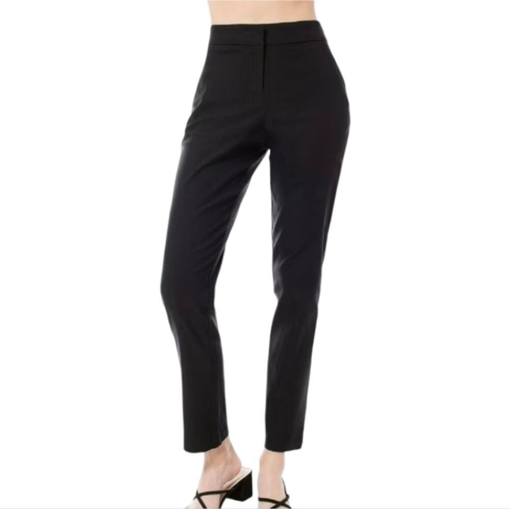 J. Crew The Gigi Black‎ Straight Leg Stretch Classic Black Women's Pants Plus 18